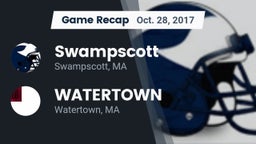 Recap: Swampscott  vs. WATERTOWN 2017