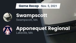 Recap: Swampscott  vs. Apponequet Regional  2021