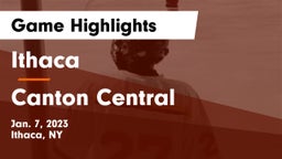 Ithaca  vs Canton Central  Game Highlights - Jan. 7, 2023