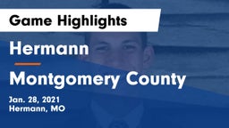 Hermann  vs Montgomery County  Game Highlights - Jan. 28, 2021