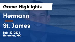 Hermann  vs St. James  Game Highlights - Feb. 22, 2021