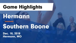 Hermann  vs Southern Boone  Game Highlights - Dec. 18, 2018