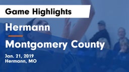 Hermann  vs Montgomery County  Game Highlights - Jan. 21, 2019