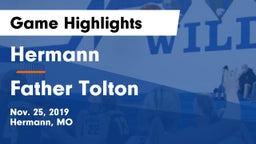 Hermann  vs Father Tolton Game Highlights - Nov. 25, 2019