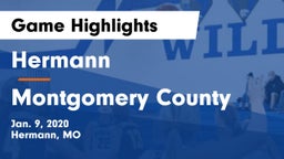 Hermann  vs Montgomery County  Game Highlights - Jan. 9, 2020