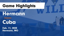 Hermann  vs Cuba Game Highlights - Feb. 11, 2020