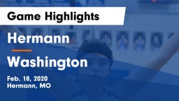 Hermann  vs Washington  Game Highlights - Feb. 18, 2020