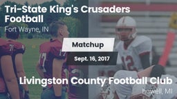 Matchup: Tri-State Christian vs. Livingston County Football Club 2017