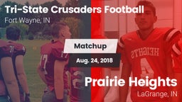 Matchup: Tri-State Christian vs. Prairie Heights  2018