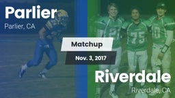Matchup: Parlier  vs. Riverdale  2017