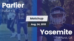 Matchup: Parlier  vs. Yosemite  2018