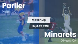 Matchup: Parlier  vs. Minarets  2018