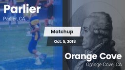 Matchup: Parlier  vs. Orange Cove  2018