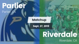 Matchup: Parlier  vs. Riverdale  2019