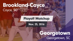 Matchup: Brookland-Cayce vs. Georgetown  2015