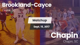 Matchup: Brookland-Cayce vs. Chapin  2017