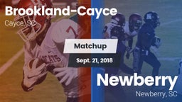Matchup: Brookland-Cayce vs. Newberry  2018