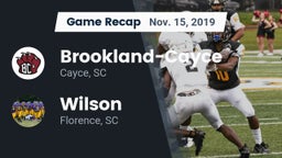 Recap: Brookland-Cayce  vs. Wilson  2019