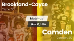 Matchup: Brookland-Cayce vs. Camden  2020