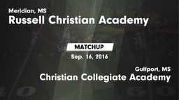 Matchup: Russell Christian vs. Christian Collegiate Academy  2016
