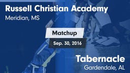 Matchup: Russell Christian vs. Tabernacle  2016