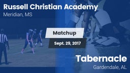 Matchup: Russell Christian vs. Tabernacle  2017