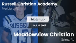 Matchup: Russell Christian vs. Meadowview Christian  2017