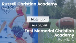 Matchup: Russell Christian vs. East Memorial Christian Academy  2019