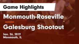 Monmouth-Roseville vs Galesburg Shootout Game Highlights - Jan. 26, 2019