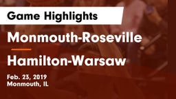 Monmouth-Roseville  vs Hamilton-Warsaw Game Highlights - Feb. 23, 2019