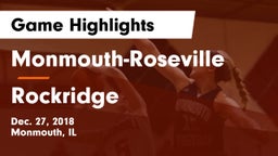 Monmouth-Roseville vs Rockridge  Game Highlights - Dec. 27, 2018