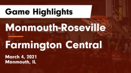 Monmouth-Roseville  vs Farmington Central  Game Highlights - March 4, 2021