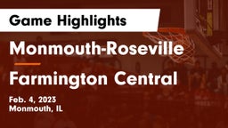 Monmouth-Roseville  vs Farmington Central  Game Highlights - Feb. 4, 2023