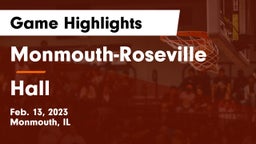 Monmouth-Roseville  vs Hall  Game Highlights - Feb. 13, 2023