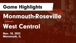 Monmouth-Roseville  vs West Central  Game Highlights - Nov. 18, 2023