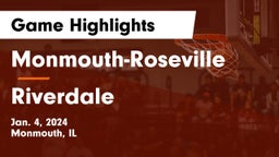Monmouth-Roseville  vs Riverdale  Game Highlights - Jan. 4, 2024