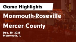 Monmouth-Roseville  vs Mercer County  Game Highlights - Dec. 30, 2023