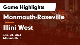 Monmouth-Roseville  vs Illini West  Game Highlights - Jan. 20, 2024