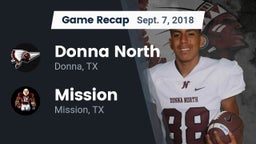 Recap: Donna North  vs. Mission  2018