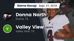 Recap: Donna North  vs. Valley View  2018