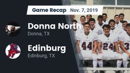 Recap: Donna North  vs. Edinburg  2019