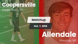 Matchup: Coopersville High vs. Allendale  2016