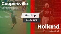 Matchup: Coopersville High vs. Holland  2016