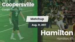 Matchup: Coopersville High vs. Hamilton  2017