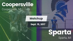 Matchup: Coopersville High vs. Sparta  2017