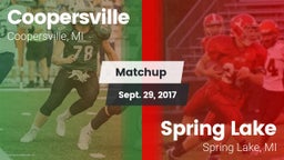 Matchup: Coopersville High vs. Spring Lake  2017