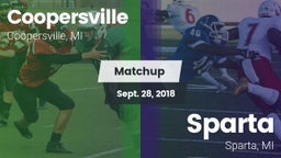 Matchup: Coopersville High vs. Sparta  2018
