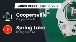 Recap: Coopersville  vs. Spring Lake  2018