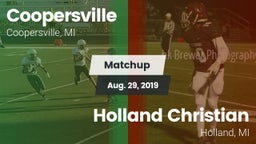Matchup: Coopersville High vs. Holland Christian 2019