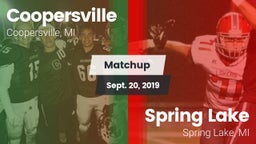 Matchup: Coopersville High vs. Spring Lake  2019